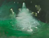 Douglas Swan, Ohne Titel, 1987, Gouache auf Karton