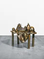 Fernando Botero, Still Life with Watermelon, 1976/77, Bronze, dunkelbraun patiniert