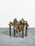 Fernando Botero, Still Life with Watermelon, 1976/77, Bronze, dunkelbraun patiniert