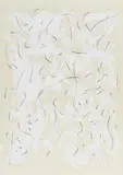 Ohne Titel by Günther Uecker, 1969, Offsetlithografie auf festem Velin, sold Nov 2020