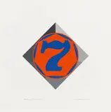 Robert Indiana, Heptogon, 1970, Farblithografie auf Karton