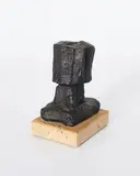 Fritz Wotruba, Kopf, 1958, Bronze, braun patiniert