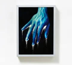 Daniele Buetti, Dreams result in more dreams, 2004, Leuchtkasten mit Diafilm (Illford Clearfilm) sowie Kabel und Stecker