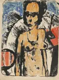 Max Kaus, Weiblicher Halbakt