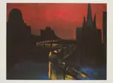 Rainer Fetting, Berliner Mauer, 1988, Farblithografie auf Velin