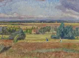 Otto Modersohn, Blick vom Weyerberg in die Ebene