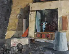 Daniel Pitín, "Situations", 2015, Acryl auf Leinwand