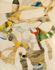 Carl Buchheister, "Komposition Ma 5", 1954-1963, Mischtechnik auf festem Karton