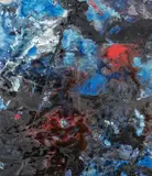 Fred Thieler, Ohne Titel (R. th. I), 1989, Mischtechnik auf Leinwand