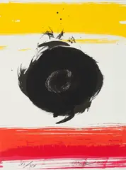 Spanische Sonne by Otto Piene, 2000, Farblithografie auf Bütten, sold Nov 2020