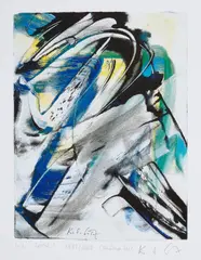 Kilph by Karl Otto Götz, 1997/2003, Farboffset auf glattem Papier, sold Nov 2020