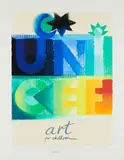 Heinz Mack, Art for Children, 1998, Farbserigrafie auf Velin