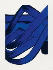 Pierre Soulages, Sérigraphie No 18, Ca. 1988, Farbserigrafie auf Velin