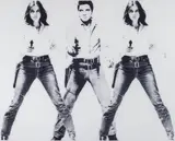 Ulrike Rosenbach, Art is a criminal action (Elvis III), 1969/2016, C-Print/Diasec