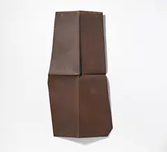 Ansgar Nierhoff, Ohne Titel (Faltung), 1970er, Korrodierter Corten-Stahl, gefaltet