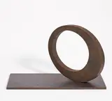 Wolfgang Nestler, Ohne Titel, 1987, Eisenskulptur, braun patiniert