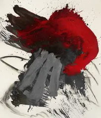 Mario Moronti, Ohne Titel, 1991, Mischtechnik auf Leinwand