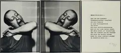 Bernhard Blume, Selbstvergewisserung, 1977, Serie von 3 s/w-Abzügen auf Fotokarton