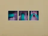 Bernhard Blume, Fluidum, 1984, 3 Polaroids