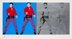 Andy Warhol, Elvis I and II, 1966/87, Farboffsetlithografie auf glattem Papier