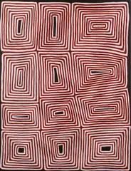 Ronnie Tjampitjinpa, Tingari Cycle, 1996, Öl auf Leinwand