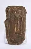 Ernst Fuchs, Relief (Hl. Christophorus), 1978, Bronze