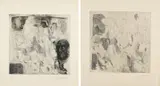 Alfred Hrdlicka, Konvolut von 2 Radierungen, 1967/68, Jeweils: Radierung auf Velin