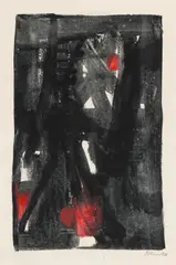 Peter Herkenrath, Ohne Titel, Gouache auf festem Velin