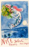 Die Engelsbucht (Nice soleil fleurs) by Marc Chagall, 1962, Farblithografie auf Papier, sold Dec 2020