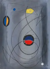 Adolf Fleischmann, Ohne Titel, 1927, Öl auf Hartfaserplatte