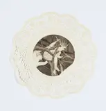 Christoph Knecht, New experience, 2007, Aquatinta auf Tortenspitze