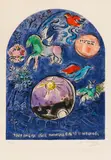 Der Stamm Simeon by Marc Chagall, 1964, Farblithografie auf ARCHES (Wasserzeichen), sold Dec 2020