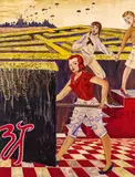 Rosa Loy, "Wagnis", 2005, Kasein auf Leinwand
