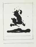 Ohne Titel (Aus: New York International) by Robert Motherwell, 1966, Lithografie auf Velin, sold Nov 2020