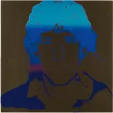 Harald (Toni) Schumacher by Andy Warhol, 1983, Farbserigrafie auf Lenox Museumskarton, sold Dec 2020