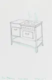 Ohne Titel by Rosemarie Trockel, 1997, Farbheliogravure auf Velin, sold Nov 2020
