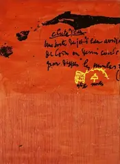 Walter Dahn, Chute d'Eau, 1988, Serigrafie über Lackfarbe auf Leinwand