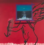 Wolfram Adalbert Scheffler, Ohne Titel, 1988, Acryl auf Leinwand
