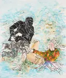 SEO, Ohne Titel, 2003, Acryl auf Leinwand