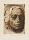 Selbstbildnis by Käthe Kollwitz, 1912/1920, Radierung auf Velin, sold Dec 2020