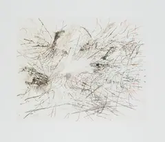 Julie Mehretu, Ohne Titel (Pulse), 2013, Farblichtdruck auf Velin