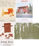 Joseph Beuys, Konvolut von 4 Plakaten, Jeweils Farboffset auf leichtem Karton