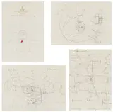 Joseph Beuys, Ohne Titel, Bleistift auf dünnem Papier