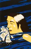 Alex Katz, Olympic swimmer, 1976, Farbserigrafie auf Arches