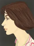 Alex Katz, Susan, 1976, screenprint in colors on Tronko Japan