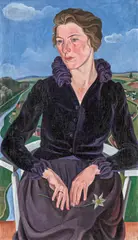 Franz Maria Jansen, Porträt Fifi Kreutzer, 1926, Öl auf Leinwand