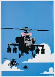 Happy Choppers by Banksy, 2003, Screenprint in colours, on wove paper, with full margins,, sold Jun 2015