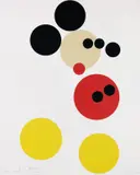 Mickey by Damien Hirst, 2014, Screenprint in colours with glaze, on wove paper, with full margins,, sold Jun 2015