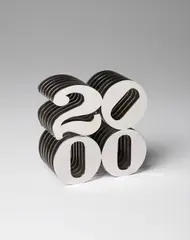 2000 by Robert Indiana, 1999, Stainless steel,, sold Jun 2015