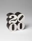 2000 by Robert Indiana, 1999, Stainless steel,, sold Jun 2015